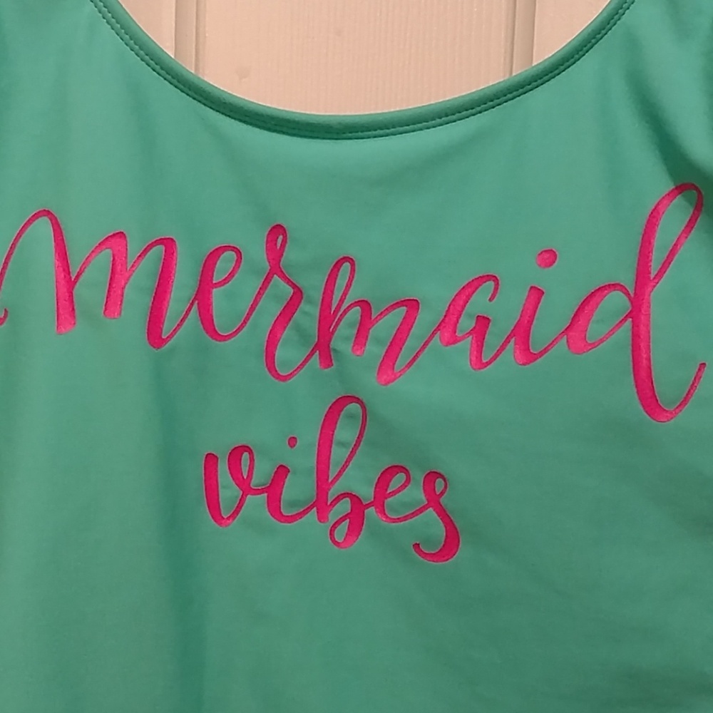 Mermaid Vibes bathing suit size medium - Picture 2 of 3